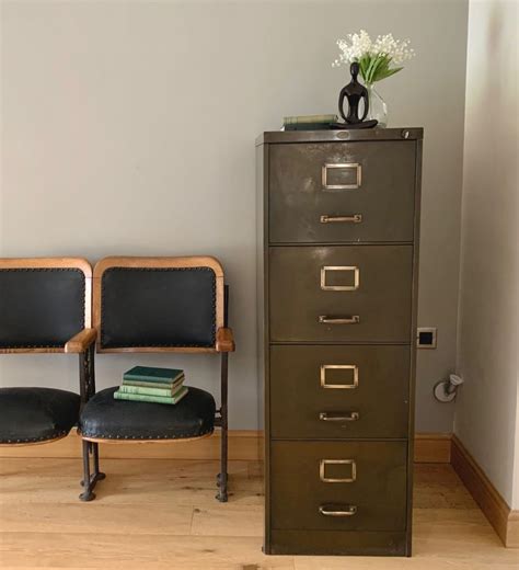 century art steel file cabinets|Vintage Metal File Cabinet .